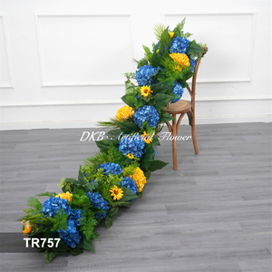 Fábrica de Flores Artificiales DKB, Guirnalda de Flores de Seda al por Mayor para Decoración de Bodas y Hogar, Camino de Mesa con Flores para Decoración de Bodas - Product Image 3
