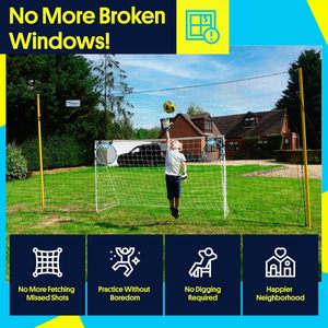 Filet <span class=keywords><strong>de</strong></span> rebond et <span class=keywords><strong>de</strong></span> but pour l'entraînement au football - But <span class=keywords><strong>de</strong></span> football pour le volley-ball, les passes, l'entraînement individuel - Sports <span class=keywords><strong>de</strong></span> plein air, <span class=keywords><strong>jeux</strong></span> <span class=keywords><strong>de</strong></span> jardin - Product Image 2