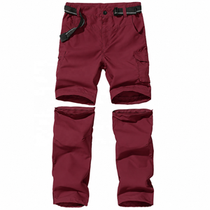 Pantalon de randonnée convertible pour homme TESSUTO, en toile imperméable, respirant, à séchage rapide, avec fermeture éclair aux jambes, extensible, pour le trekking et les voyages - Product Image 1