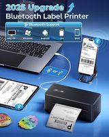 Imprimante d'étiquettes thermiques Phomemo PM2410-BT 4 pouces USB pour étiquettes d'expédition, bordereaux de livraison, codes-barres et adresses