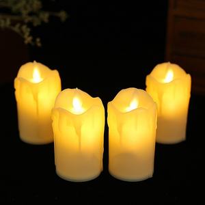 Vela Led Electrónica que Simula <span class=keywords><strong>la</strong></span> Llama Oscilante <span class=keywords><strong>de</strong></span> Cera Derretida, Usada como Accesorio Decorativo para Oración y Bodas - Product Image 4