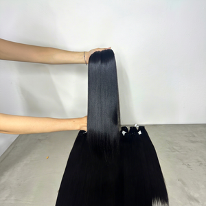 Extensiones de Cabello Humano Virgen Liso y Teñido, 100% Cabello Humano, Sedoso, Sin Enredos, Venta al Por Mayor - Product Image 1