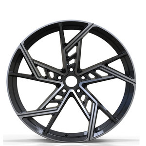 Jantes en alliage de voiture de tourisme 21x9.0 pouces pour <span class=keywords><strong>AUDI</strong></span> A6 A7 A8 A8L Q4 <span class=keywords><strong>Sportback</strong></span> e-tron Q5 e-tron Q6 RS <span class=keywords><strong>Q3</strong></span> RS7 S6 S7 S8 S8L SQ5 - Product Image 2