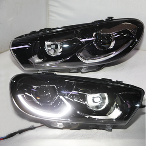 Gruppo Fari a LED per <span class=keywords><strong>Volkswagen</strong></span> Scirocco, Faro Anteriore con Luci Diurne, Anni 2008-2015, 1.4/<span class=keywords><strong>2</strong></span>.0 <span class=keywords><strong>T</strong></span> - Product Image 4