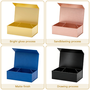 Caja de Regalo Magnética de Lujo Ecológica y Reciclable para Set de Lociones, Caja de Papel Magnética con Tapa Abatible - Product Image 2