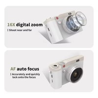 2.4" 180 °   Kamera Layar Lipat dengan AF, Zoom 16X, Perekaman Video 4K, Kamera Digital 4K Murah Grosir