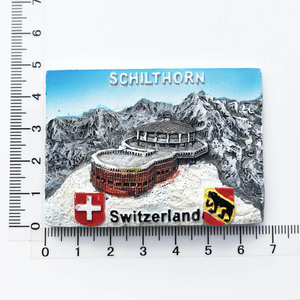 Horloge <span class=keywords><strong>coucou</strong></span> souvenir en résine avec logo personnalisé Autriche Suisse Allemagne Aimant de réfrigérateur - Product Image 4