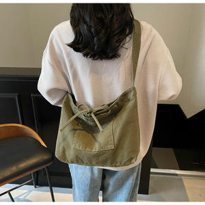 Sac bandoulière personnalisé ODM, mode simple, couleur unie, pour femme - Product Image 2