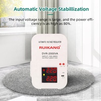 Agent d'expédition au Nigeria Transformateur 220V Type de relais Stabilisateur régulateur de tension mural automatique 2000va pour TV LED
