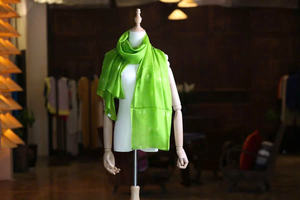 Suministro al por mayor de accesorios de moda: Pañuelo de lino y seda 70x180cm, tejido jacquard, cálido para invierno, calidad de exportación. - Product Image 4