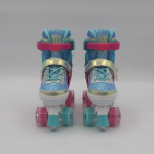 Chaussures de patinage à roulettes personnalisées pour adultes avec semelle de roue en PVC et fonction clignotante en EVA pour l'extérieur. - Product Image 6