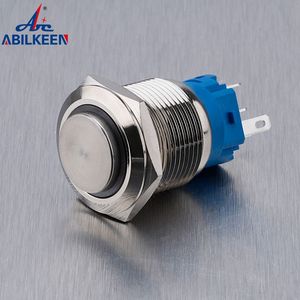 Abilkeen 19mm cao đầu chiếu sáng không thấm nước bằng thép không gỉ đẩy nút chuyển đổi LED momentary đẩy nút Thiết bị chuyển mạch - Product Image 3