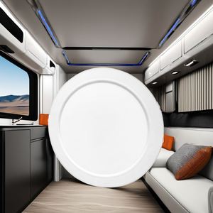 Panel de Luz LED Moderno de 12V CC y 8W, Luz de Techo de 7 Pulgadas de Diámetro, Bajo Voltaje, Blanco Frío/Cálido, para RV, Camper, Maleteros, Instalación Empotrada - Product Image 3