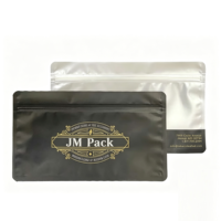Sachet refermable personnalisé avec logo imprimé en gravure, auto-scellant, compatible micro-ondes, qualité alimentaire, pour cigares et feuilles de tabac, 50g