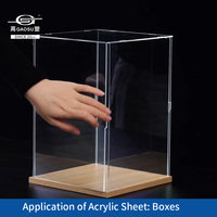 Lámina Protectora Transparente de GPPS Extruido de 1.5-1.8mm, Utilizada para Cajas de Luz, Vitrinas, Ventanas de Instrumentos, Marcos de Fotos