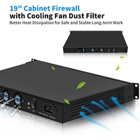 CWWK 1U 989 Servidor de Firewall para Montaje en Rack I5-3320M Router Pfsense 2 X 82599ES 10G SFP+ 6 X I226V 2.5GbE LAN 19" OPNsense