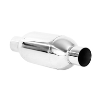JINHUIJU Embout d'échappement haute performance Magnaflow pour voiture et camion, résonateur, silencieux et tuyau d'échappement
