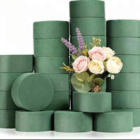 Bloc de mousse florale ronde verte, mousse florale humide pour arrangement de fleurs fraîches, bouquet de mariage, décoration florale