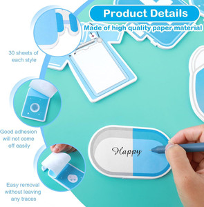 Sáng tạo bền tự dính chủ đề y tế ghi chú dán Bộ Chất lượng cao bác sĩ và y tá Memo Pad Quà tặng khuyến mãi giá rẻ - Product Image 6