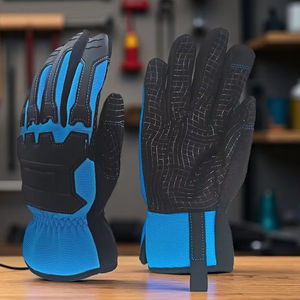 Guantes de Seguridad de Silicona+TPR Resistentes a Impactos y Cortes, Pantalla Táctil, Trabajo Pesado, Certificación CE, Guantes de Mecánico para Uso en Construcción - Product Image 1