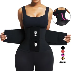 HEXIN High Compression Women Back Support Belt Adjustable Double Slimming Waist Trainer With Custom Logo