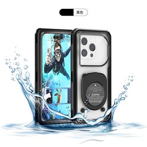 Estuche de natación impermeable OEM Universal para iPhone 16 Pro Max 15 <span class=keywords><strong>Plus</strong></span> 14 13 12 Funda de teléfono celular subacuática de cubierta completa - Product Image 1