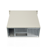 Chasis de ordenador de plástico Industrial ATX montado en rack de 4U, función bloqueable de profundidad de 450mm, fuente de alimentación de PC USB, Stock Industrial