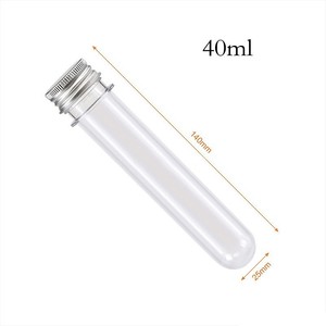 40ml Vòng nhựa PET lưu trữ <span class=keywords><strong>container</strong></span> cho kẹo Muối tắm y học hoặc ống nghiệm chất lượng chai thiết kế - Product Image 1