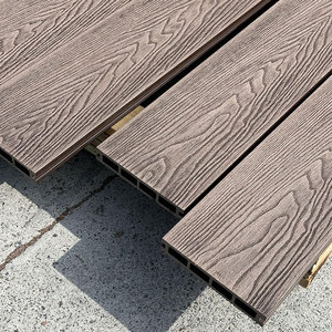 Chất lượng cao WPC <span class=keywords><strong>Composite</strong></span> decking cho ngoài trời Wharf 190 mét chiều rộng 18 mét Độ dày hiện đại không thấm nước chải gỗ cho terraces - Product Image 2