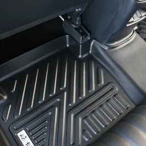 Top Selling Black Colour Durable 7 Seats 5D TPE Car Floor Mats Suitable For Infiniti QX80