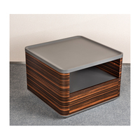 Table basse extensible en bois de luxe avec designs personnalisés pour la maison et le bureau, meubles modernes pour le salon