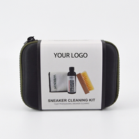 Kit de nettoyage de baskets OEM sous marque privée, ensemble de nettoyage de chaussures avec logo personnalisé, fabricant de kits d'entretien de chaussures