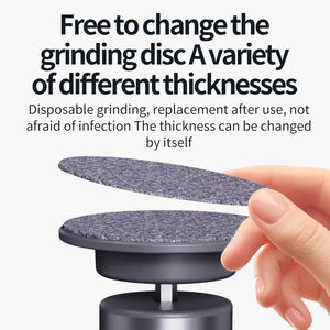 Removedor de Callos Eléctrico Recargable 2 en 1, Lima para Pies de Metal con 6 Velocidades, Exfoliante para Pies, Set de Manicura y Pedicura para Piel Muerta - Product Image 4