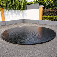 Plateforme tournante électrique robuste à 360 degrés pour véhicules, équipement de stationnement pour garage privé