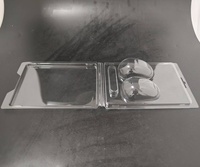 Factory Customized Eco Friendly PET Plastic Clamshell Box Transparent Plastic Mouse Packaging Box with Insert Card