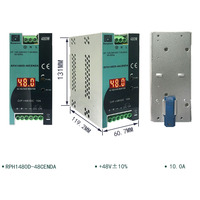 Reignpower 480W 10A 48V affichage numérique alimentation sur Rail DIN 480W puissance de sortie unique 48v alimentation cc alimentation PFC