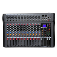 Console de mixage audio professionnelle analogique série T-MG 6CH 8CH 12CH 16CH avec Bluetooth USB Alimentation fantôme 48V