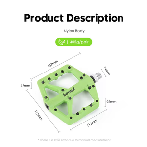 Pédales de vélo VTT Pédale de plate-forme pour vélo de montagne Nylon Vélos pour enfants Pédales Accessoires - Product Image 4