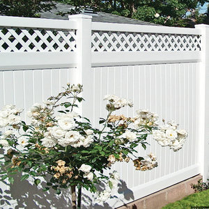 Valla de vinilo de 6 pies de altura, valla de PVC, valla cerrada de PVC, valla blanca de vinilo, valla <span class=keywords><strong>vertical</strong></span> moderna y elegante <span class=keywords><strong>para</strong></span> jardín - Product Image 6