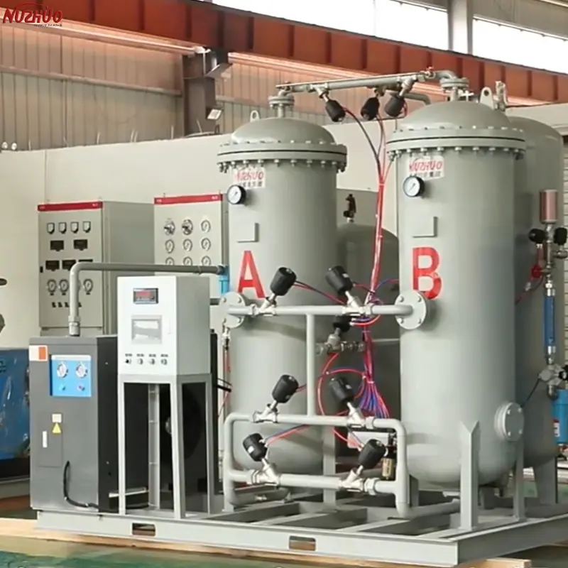 Lazer sanayi N2 üretim tesisi N2 sistemi için NUZHUO fabrika kaynağı azot üreten sistemi