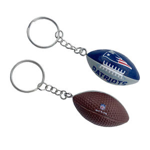Promoción personalizada llavero <span class=keywords><strong>de</strong></span> plástico 3D Mini fútbol americano llavero <span class=keywords><strong>de</strong></span> fútbol NFL llavero - Product Image 2