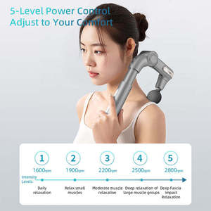 <span class=keywords><strong>Pistolet</strong></span> de <span class=keywords><strong>massage</strong></span> pliable, vibration 8 mm, batterie 1500 mAh 18650, chargement Type-C, masseur musculaire à percussion pour tissus profonds, arrêt automatique - Product Image 5