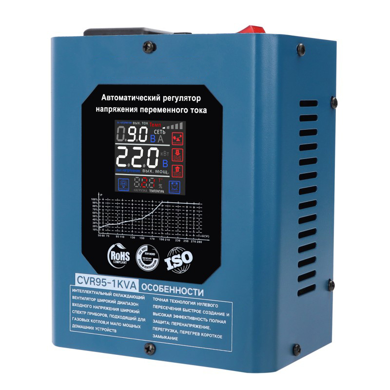 Automatic SPN-500VA 500VA Automatic <strong>Voltage</strong> <strong>Regulator</strong> AVR Microprocessor Control Wide <strong>Input</strong> 50-<strong>280V</strong> for Refrigerator Russia CIS