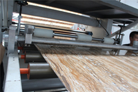 Ligne de production de panneaux muraux décoratifs en PVC UV automatique BOGDA pour la fabrication de feuilles de marbre