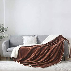 <span class=keywords><strong>Coperta</strong></span> trapuntata in <span class=keywords><strong>piumino</strong></span> di agnello a doppia faccia <span class=keywords><strong>coperta</strong></span> doppia in flanella tinta unita in poliestere coperte e plaid personalizzati - Product Image 5