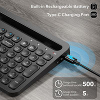 Clavier sans fil Bluetooth de qualité supérieure pour Xiaomi Mi3, Apple, Microsoft Pro, iPad 2 3 4, Mac, PC, iOS, Surface, tablette
