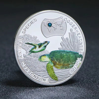 Espèces animales Pièces commémoratives en argent Souvenir Protection de l'environnement Souvenir Panda Blanks Steel Panda Coin