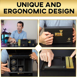 Conteneur de stockage verrouillable anti-odeur sans plateau roulant Boîte en <span class=keywords><strong>bois</strong></span> pour herbes et accessoires Grande boîte de <span class=keywords><strong>rangement</strong></span> Boîte de <span class=keywords><strong>rangement</strong></span> en <span class=keywords><strong>bois</strong></span> - Product Image 6