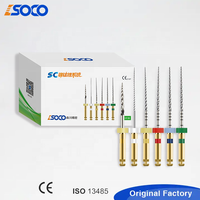Sistema de limado dental SOCO de níquel-titanio con activación térmica y limas rotatorias