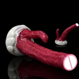 2022 realistici twin head multi color sex toys dildo realistico a doppia testa con ventosa a doppia estremità per masturbatori lesbici